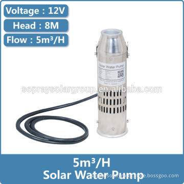 DC 24v steel solar water pump irrigation with flow rate 5 tons per hour